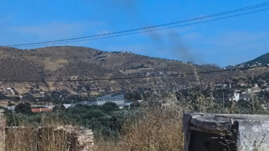 Κερατέα: 62 πυροσβέστες σε κινητοποίηση για φωτιά στην Πλάκα