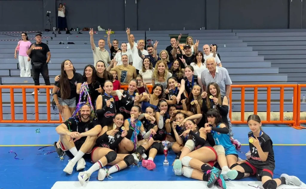 Τα αναπτυξιακά τμήματα της Παναχαϊκής κατέκτησαν το πρωτάθλημα βόλεϊ της Πελοποννήσου