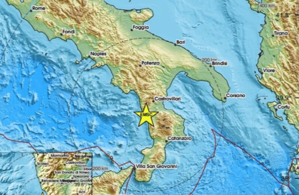 Ισχυρός σεισμός 6,2 ρίχτερ στη Νότια Ιταλία